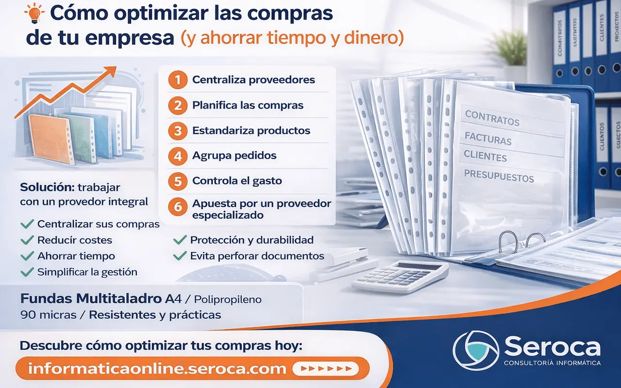 Cómo optimizar las compras de informática y material de oficina en tu empresa