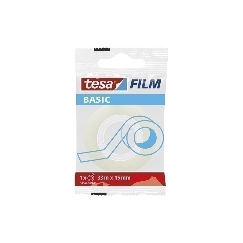 58542-00000-00-CINTA ADHESIVA TESA BASIC TR. 33x15 precio por 30 unidades