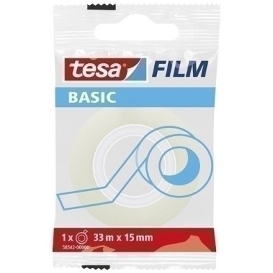 58542-00000-00-CINTA ADHESIVA TESA BASIC TR. 33x15 precio por 30 unidades