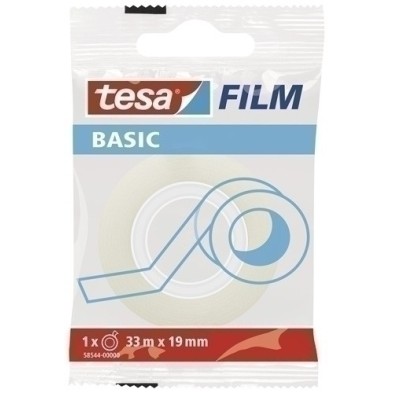 58544-00000-00-CINTA ADHESIVA TESA BASIC TR. 33x19 precio por 24 unidades