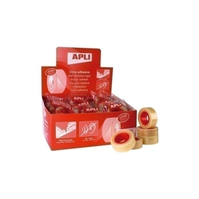 11103-CINTA ADHESIVA APLI TRANSP. 33x19 precio por 35 unidades