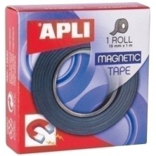 13830-CINTA ADHESIVA APLI MAGNETICA 1m x19 mm precio por 1 unidades