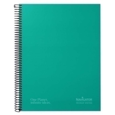 88463520-BLOC NAVIGATOR A4 120h CD.5 VERDE precio por 5 unidades