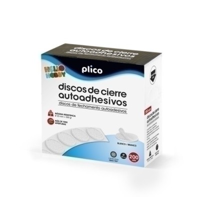 13338-DISCOS CIERRE ADHE.PLICO 20 Ø 200 BLANCO precio por 1 unidades