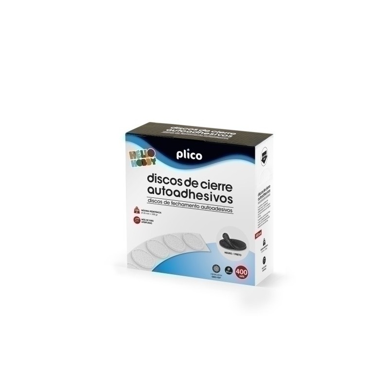 13335-DISCOS CIERRE ADHE.PLICO 20 Ø 400 NEGRO precio por 1 unidades