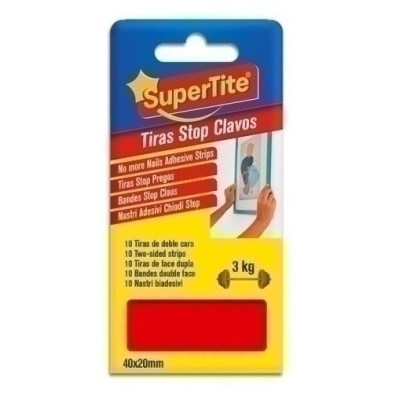1246-CINTA DOBLE CARA SUPERTITE STOP CLAVOS precio por 12 unidades