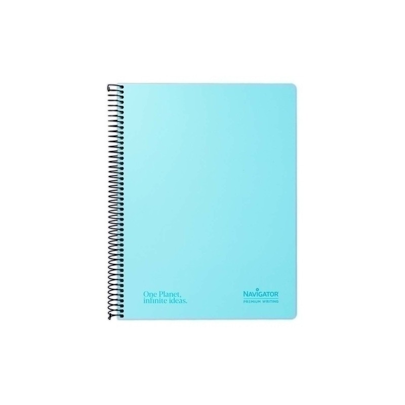 88470091-BLOC NAVIGATOR A4 80h CD.4 PASTEL AZUL precio por 5 unidades