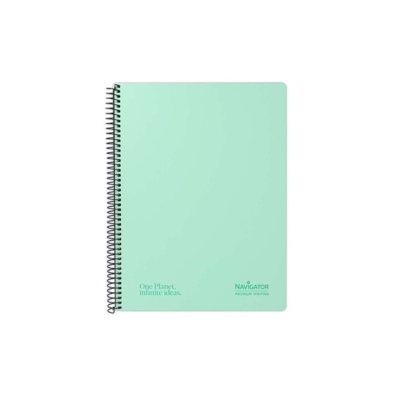 88470092-BLOC NAVIGATOR A4 80h CD.4 PASTEL MINT precio por 5 unidades
