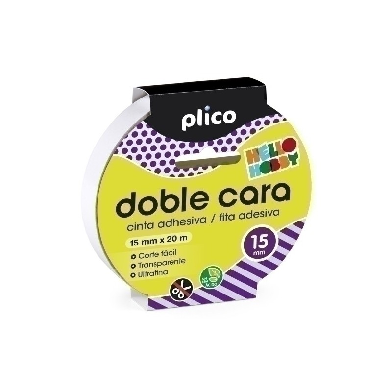 13312-CINTA DOBLE CARA PLICO 15x20 precio por 1 unidades