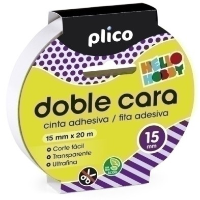 13312-CINTA DOBLE CARA PLICO 15x20 precio por 1 unidades