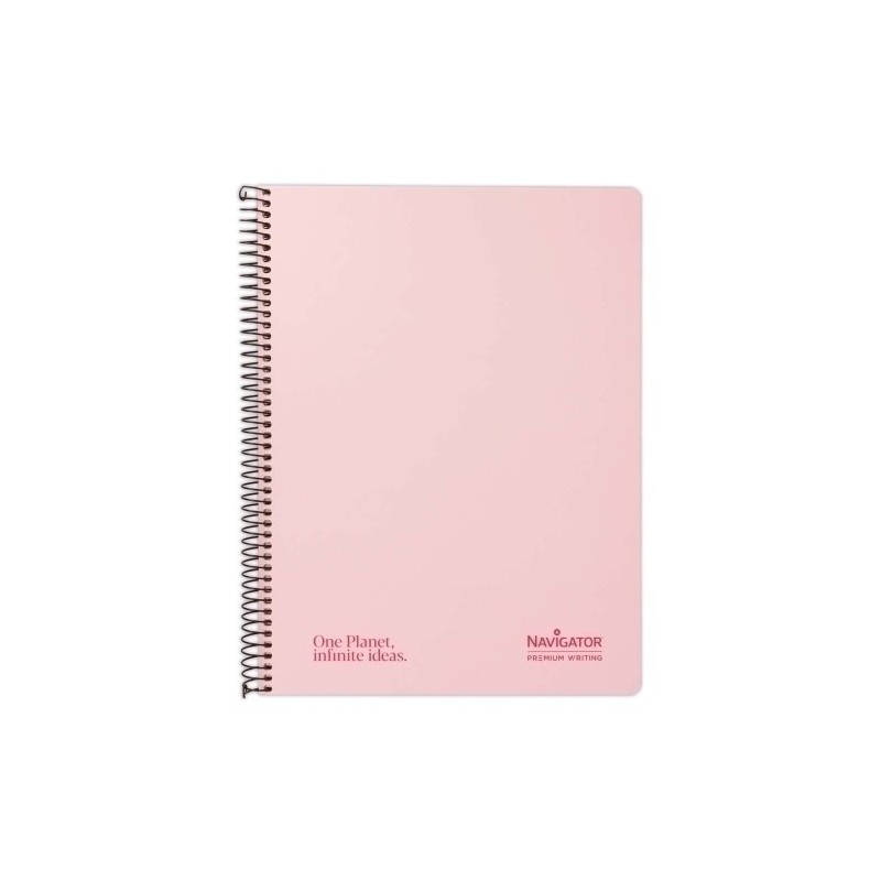 88470093-BLOC NAVIGATOR A4 80h CD.4 PASTEL ROSA precio por 5 unidades