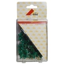 PN100B-VD-AGUJA SEÑALIZ.PUSH-PIN ARTES 100  VERDES precio por 1 unidades