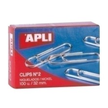 11711-CLIP APLI Nº2 (32 mm) NIQ.Cj.100 precio por 1 unidades