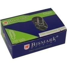 316866-CLIP BISMARK Nº1.5 (28 mm.) NIQUEL. C/10 precio por 1 unidades