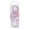 2102010405-CLIP COLOR MOOVING PASTEL JUMBO 6 PZAS. precio por 1 unidades