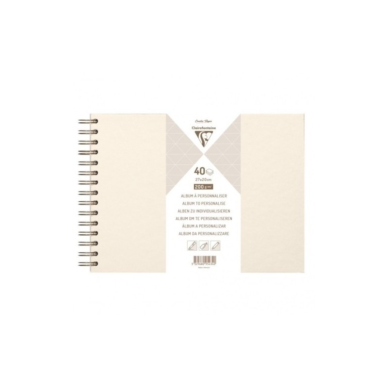 95431C-ALBUM FOTOS CF DIY KRAFT 27x20 40h 200g precio por 1 unidades