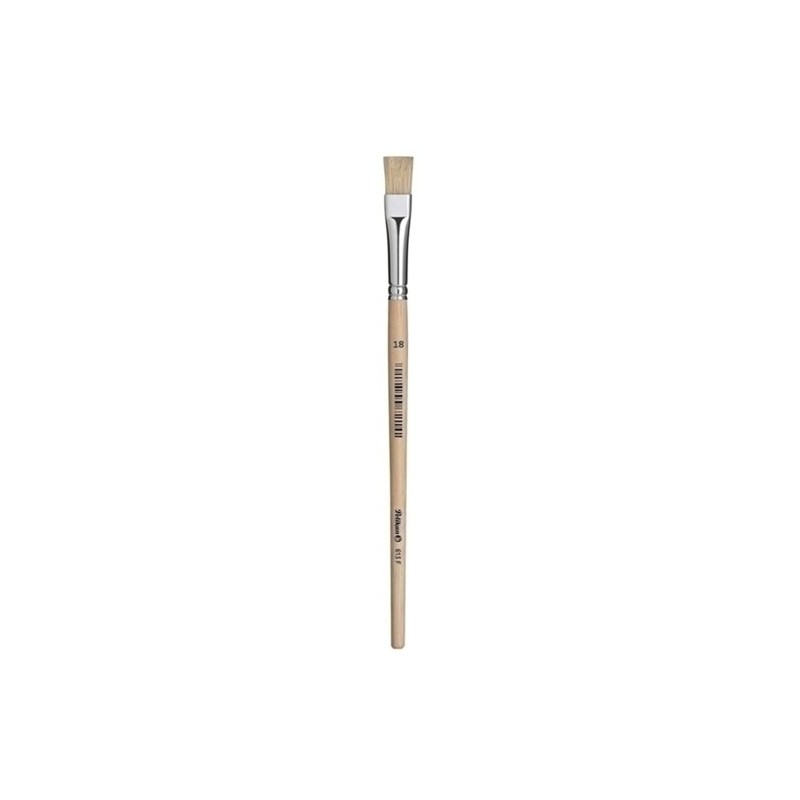 100435960-PINCEL PELIKAN 613F PLANO CERDA Nº18 precio por 6 unidades