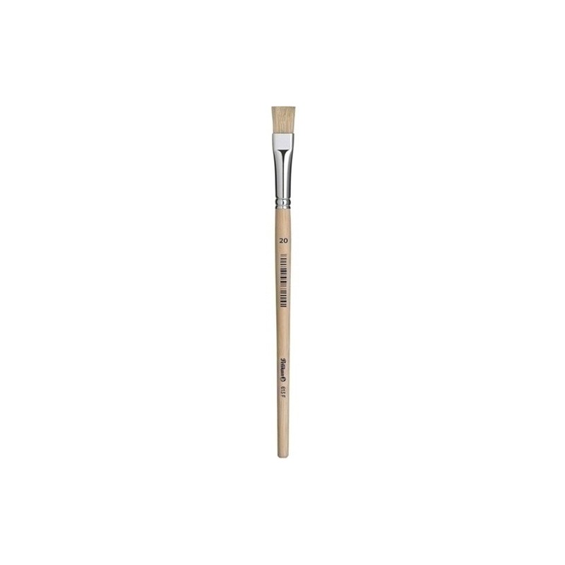 100435961-PINCEL PELIKAN 613F PLANO CERDA Nº20 precio por 6 unidades