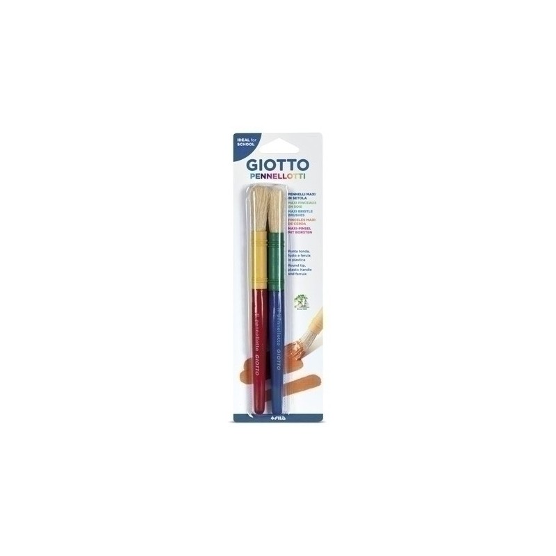 F027200-PINCEL GIOTTO MAXI ESCOLAR Bl. 2 precio por 20 unidades