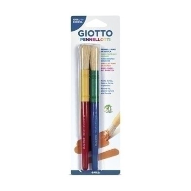 F027200-PINCEL GIOTTO MAXI ESCOLAR Bl. 2 precio por 20 unidades