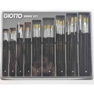 F577300-PINCEL GIOTTO 577 CERDA EXPOSITOR 126 precio por 1 unidades
