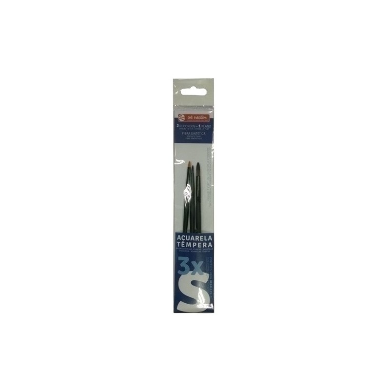 9099161M-PINCEL TALENS ACUARELA/TEMPERA MOD.S B/3 precio por 1 unidades