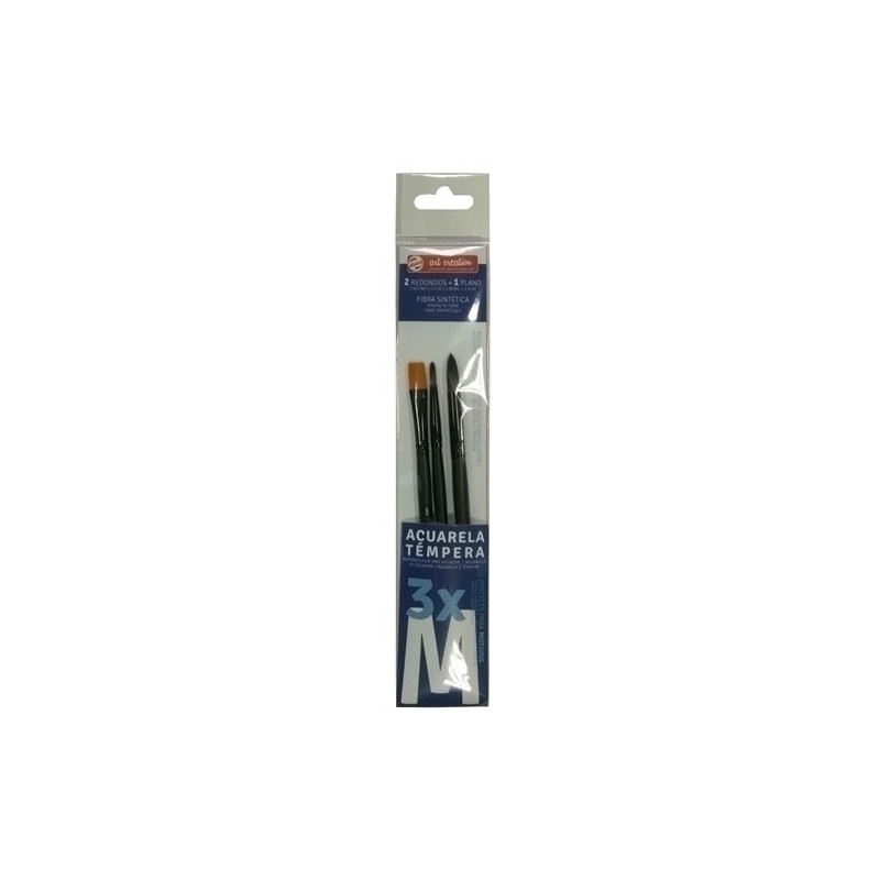 9099162M-PINCEL TALENS ACUARELA/TEMPERA MOD.M B/3 precio por 1 unidades