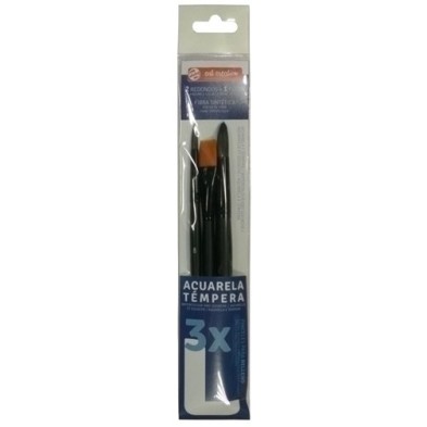 9099163M-PINCEL TALENS ACUARELA/TEMPERA MOD.L B/3 precio por 1 unidades