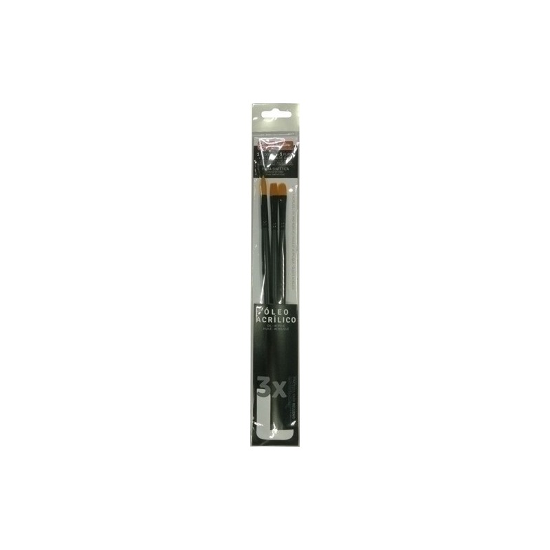 9099263M-PINCEL TALENS OLEO/ACRILICO MOD.L B/3 precio por 1 unidades
