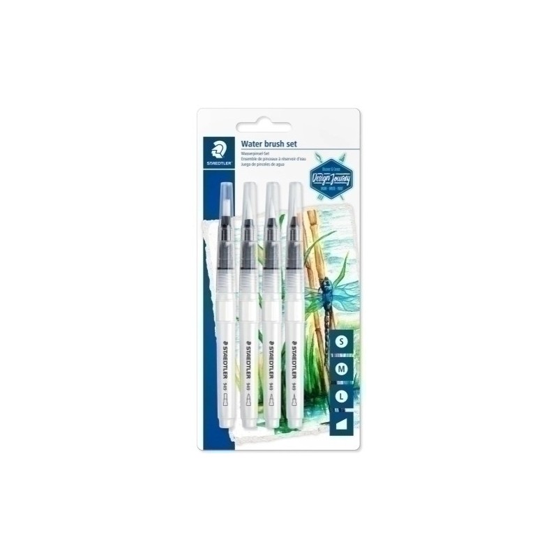 949-SBK4-C-PINCEL DE AGUA STAED. D.JOURNEY AGUA B/4 precio por 12 unidades