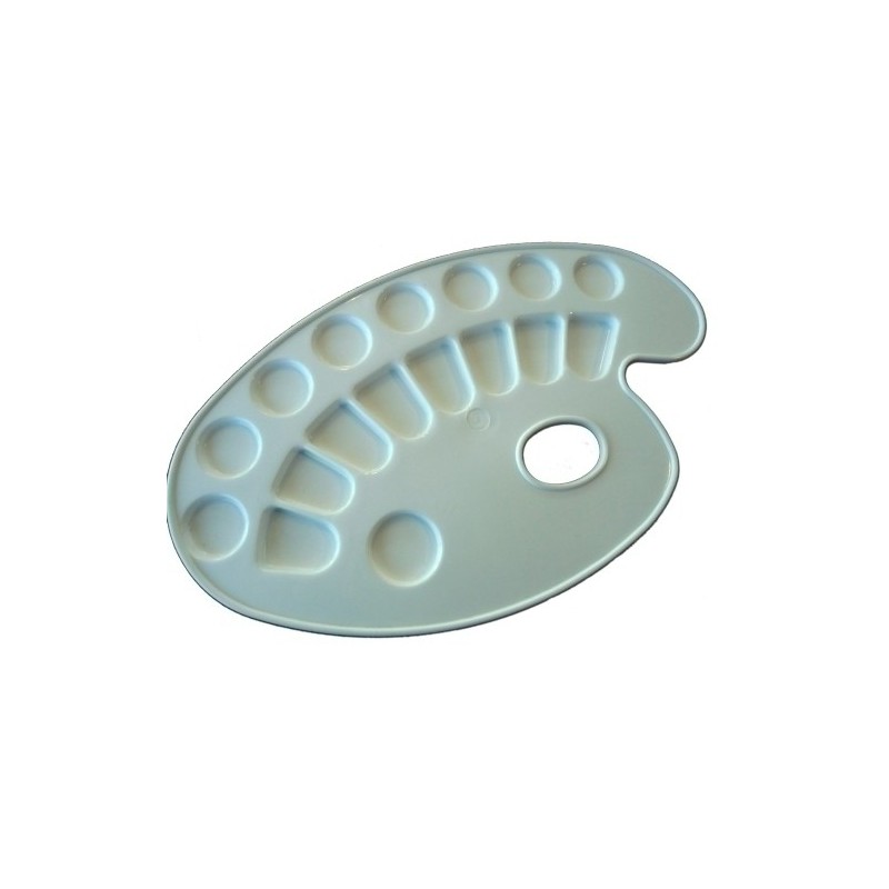 90612538-PALETA TALENS PLASTICO OVALADA 17 DEP. precio por 1 unidades