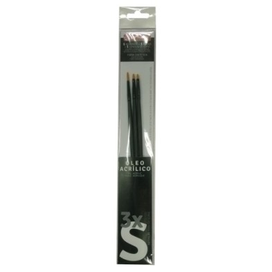 9099261M-PINCEL TALENS OLEO/ACRILICO MOD.S B/3 precio por 1 unidades