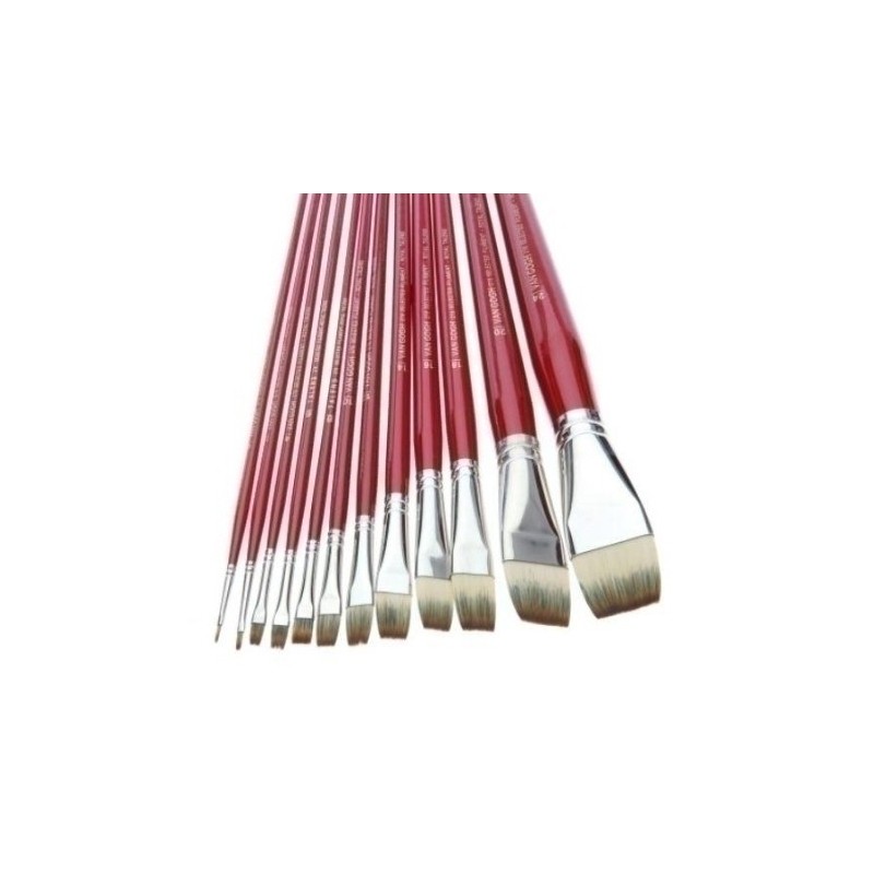90927804-PINCEL VAN GOGH LARGO ROJO OLEO 278/4 precio por 6 unidades