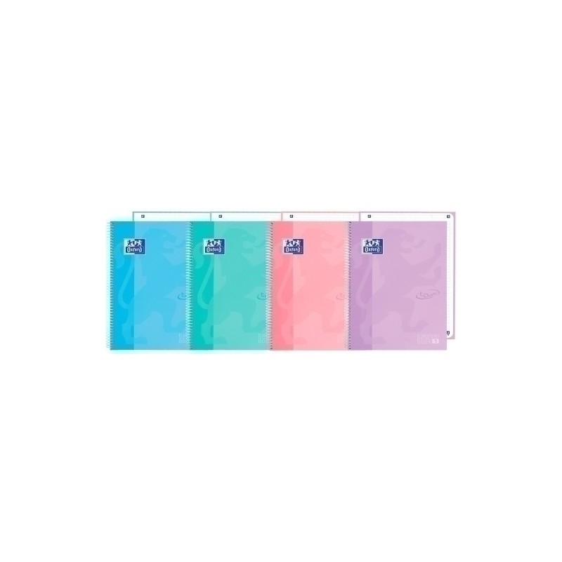 400184004-BLOC OXF. EU.BOOK 1 A4 80h HZ. SURTIDO precio por 5 unidades