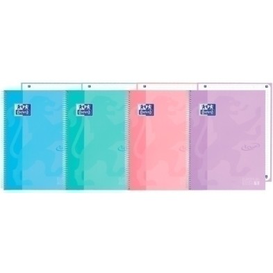 400184004-BLOC OXF. EU.BOOK 1 A4 80h HZ. SURTIDO precio por 5 unidades