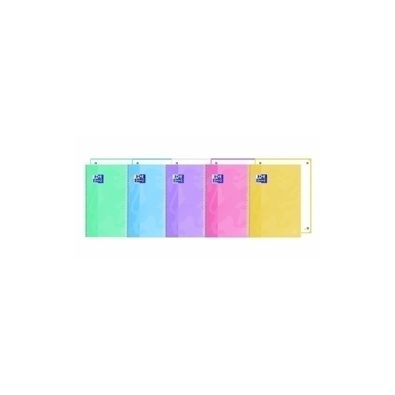 400184540-BLOC OXF. EU.BOOK 1 A4 80h DOTS SURTIDO precio por 5 unidades