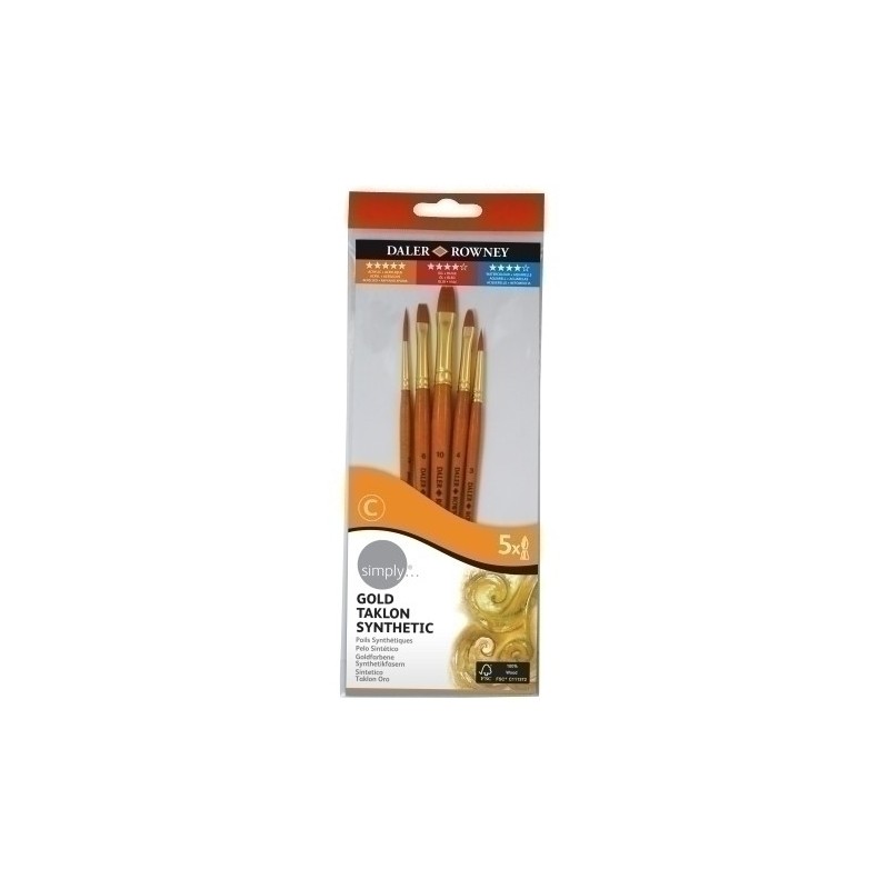 D216920501-PINCEL DALER ROWNEY TAKLON M.CORTO Bl. 5 precio por 1 unidades