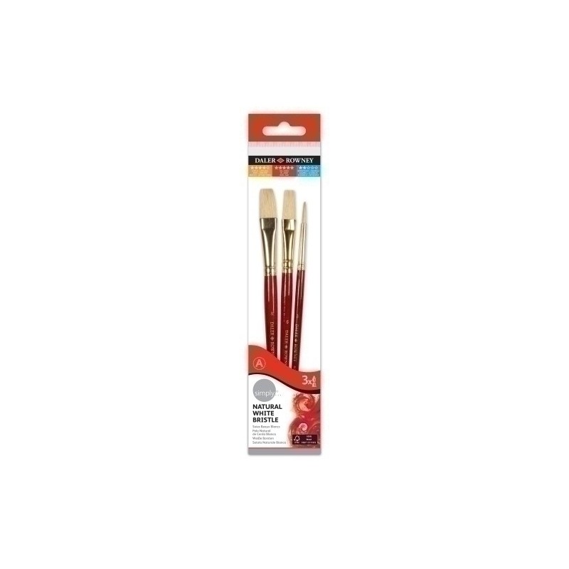 D216940301-PINCEL DALER ROWNEY CERDA M.CORTO Bl. 3 precio por 1 unidades