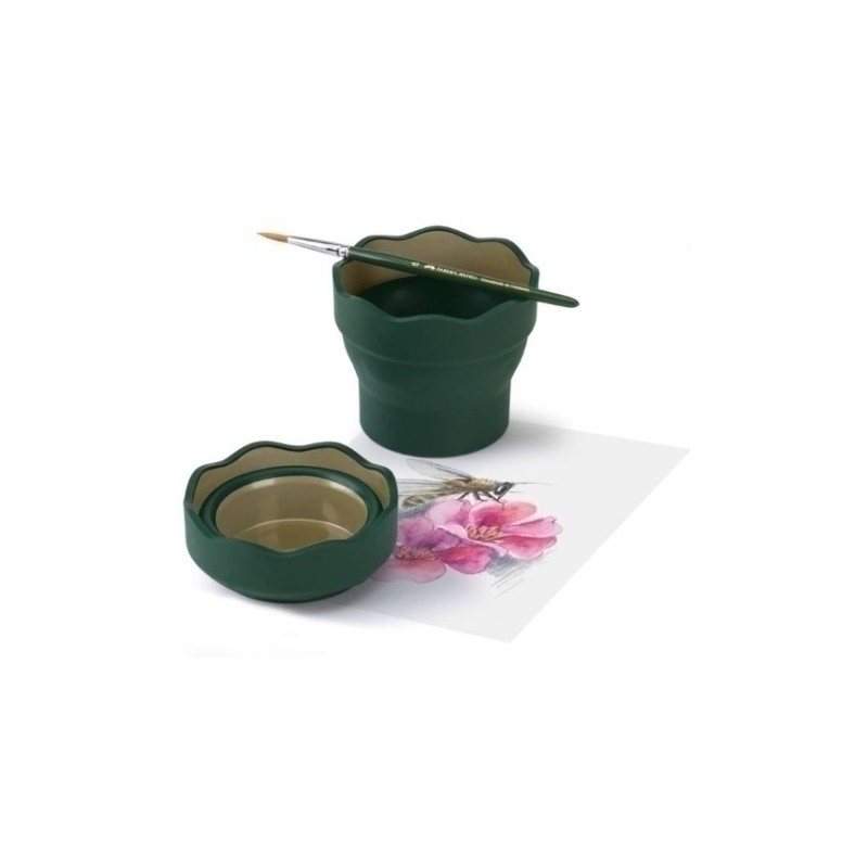 181520-VASO PARA AGUA FABER CASTELL CLIC&GO precio por 6 unidades