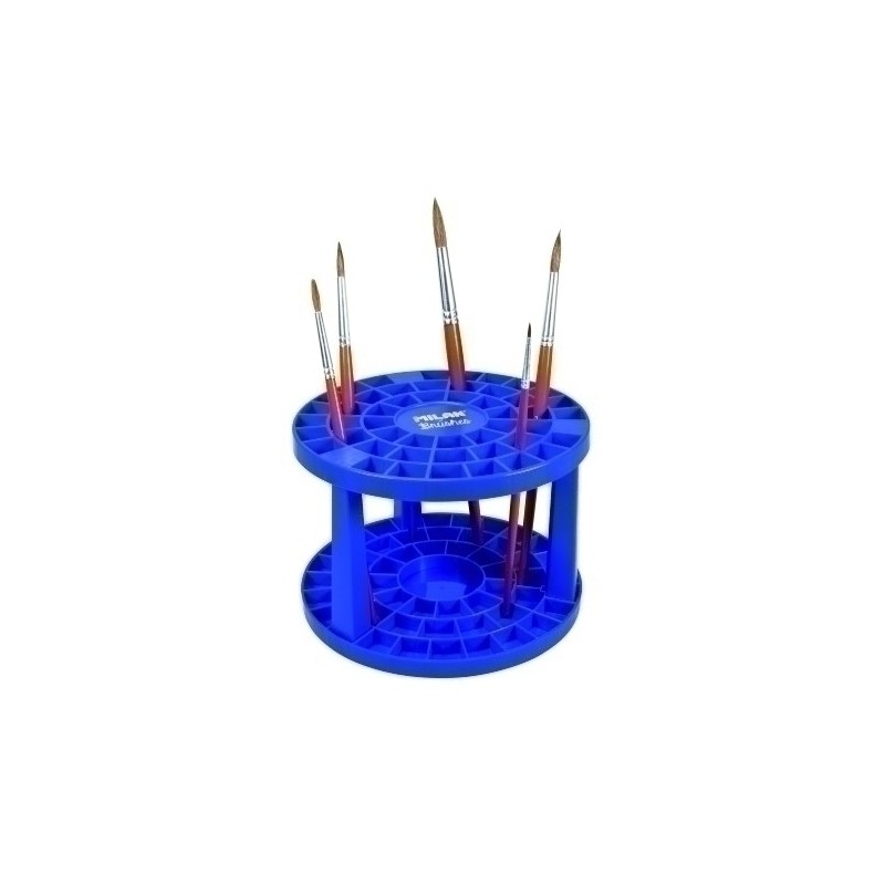 0400401-SOPORTE PARA PINCELES MILAN 49 AGUJEROS precio por 1 unidades