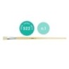 80361-PINCEL MILAN 522 PLANO CERDA Nº 1 precio por 6 unidades