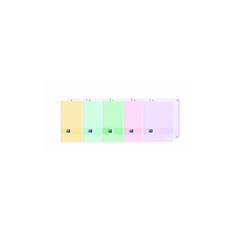 400184020-BLOC OXF. EU.BOOK 1 A4 80h CD.5 SURTIDO precio por 5 unidades