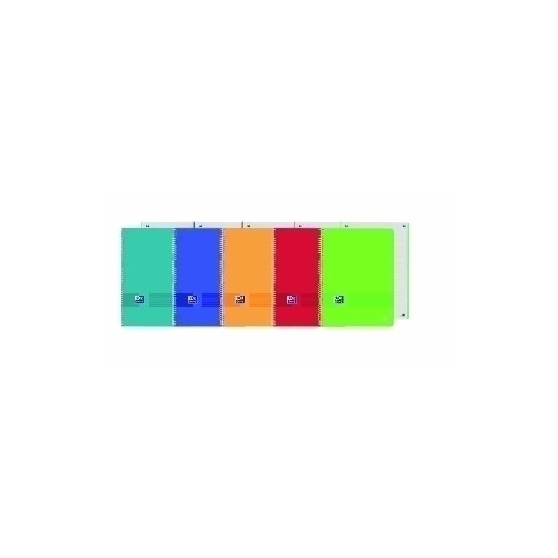400184008-BLOC OXF. EU.BOOK 1 A4 80h HZ. SURTIDO precio por 5 unidades