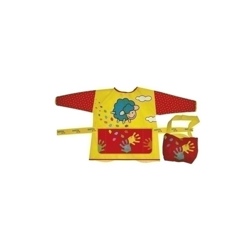 F475100-DELANTAL GIOTTO BEBE MANGA AJUSTABLE precio por 1 unidades
