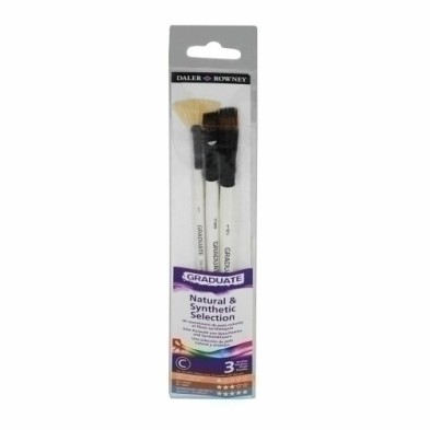 D212530006-PINCEL DALER ROWNEY GRADUATE M.CORTO B/3 precio por 1 unidades