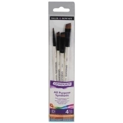 D212540006-PINCEL DALER ROWNEY GRADUATE M.CORTO B/4 precio por 1 unidades