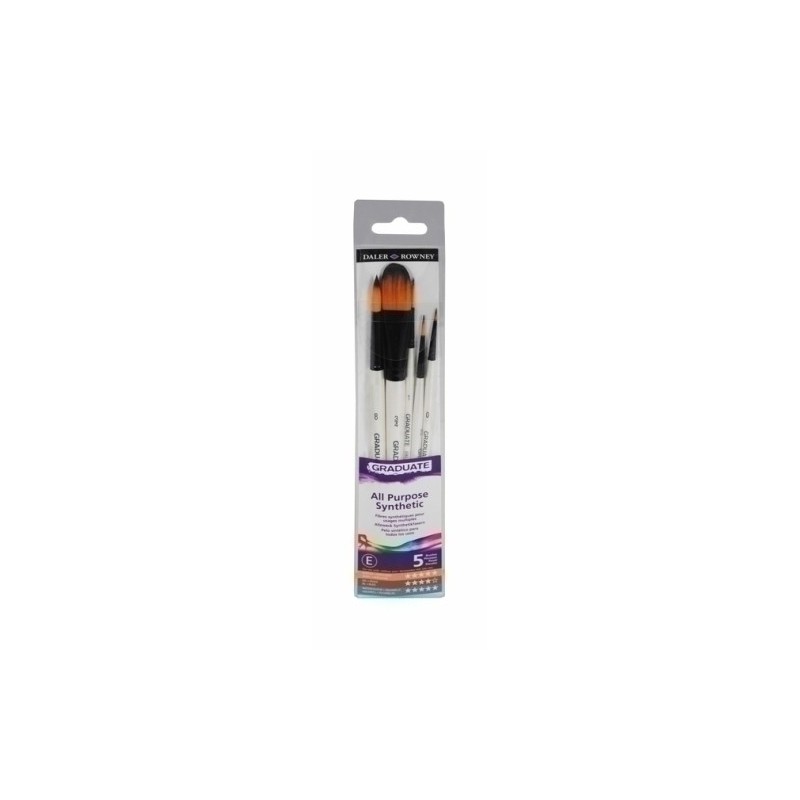 D212550009-PINCEL DALER ROWNEY GRADUATE M.CORTO B/5 precio por 1 unidades