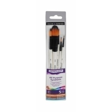 D212550009-PINCEL DALER ROWNEY GRADUATE M.CORTO B/5 precio por 1 unidades