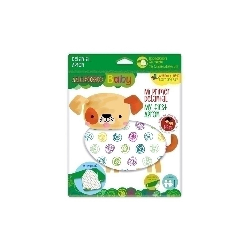 BA001050-DELANTAL ALPINO BABY precio por 10 unidades