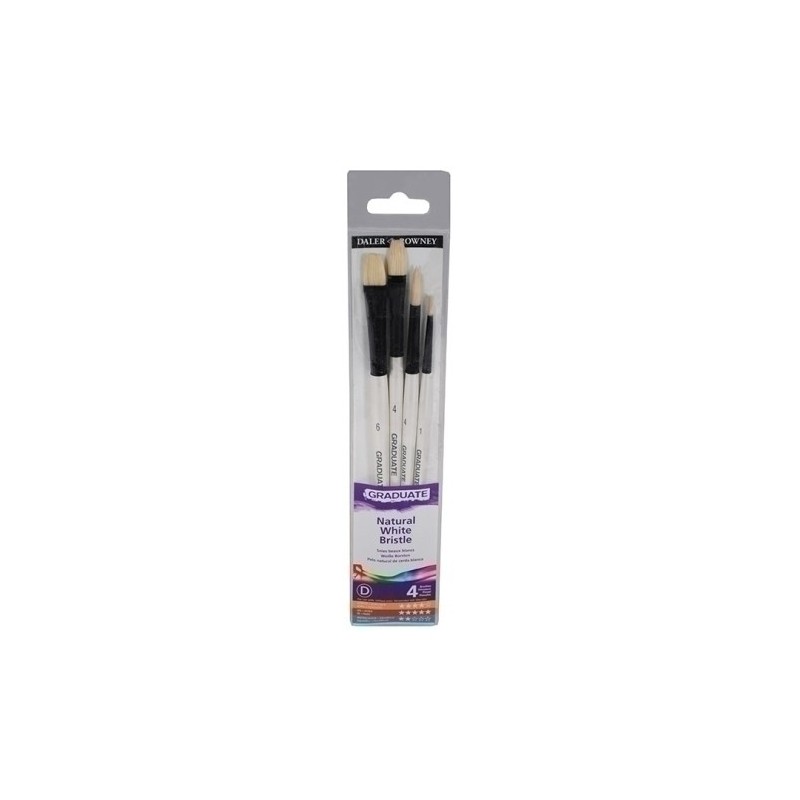 D212540008-PINCEL DALER ROWNEY GRADUATE M.CORTO B/4 precio por 1 unidades